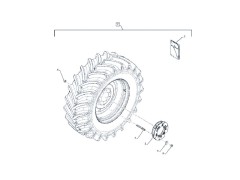 Set zadnjih tegova 500kg